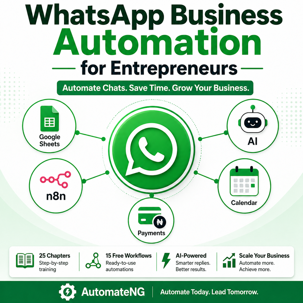 WhatsApp Business Automation for Entrepreneurs eBook cover